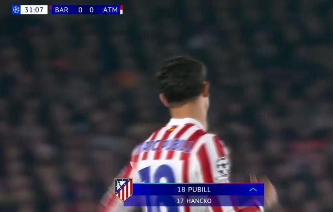 九五至尊VI-累计三黄停赛，马竞后卫普维尔将缺席次回合主场战巴萨